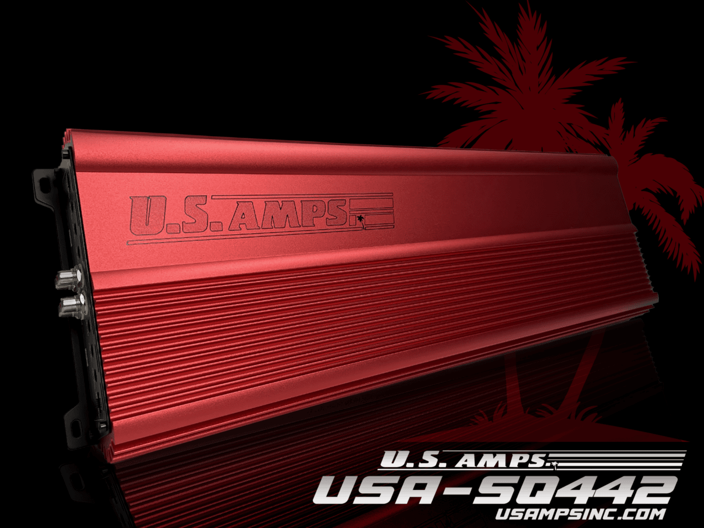 U.S. Amps USA-SQ442 Red - Image 5
