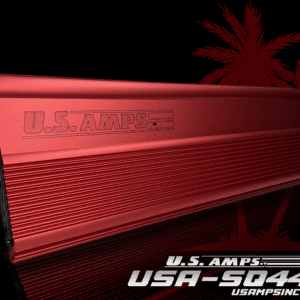 U.S. Amps USA-SQ442 Red