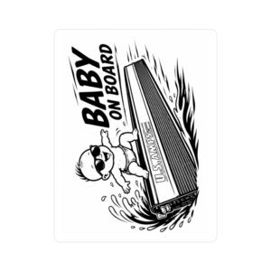 U.S. Amps Baby On Board Vinyl Decal