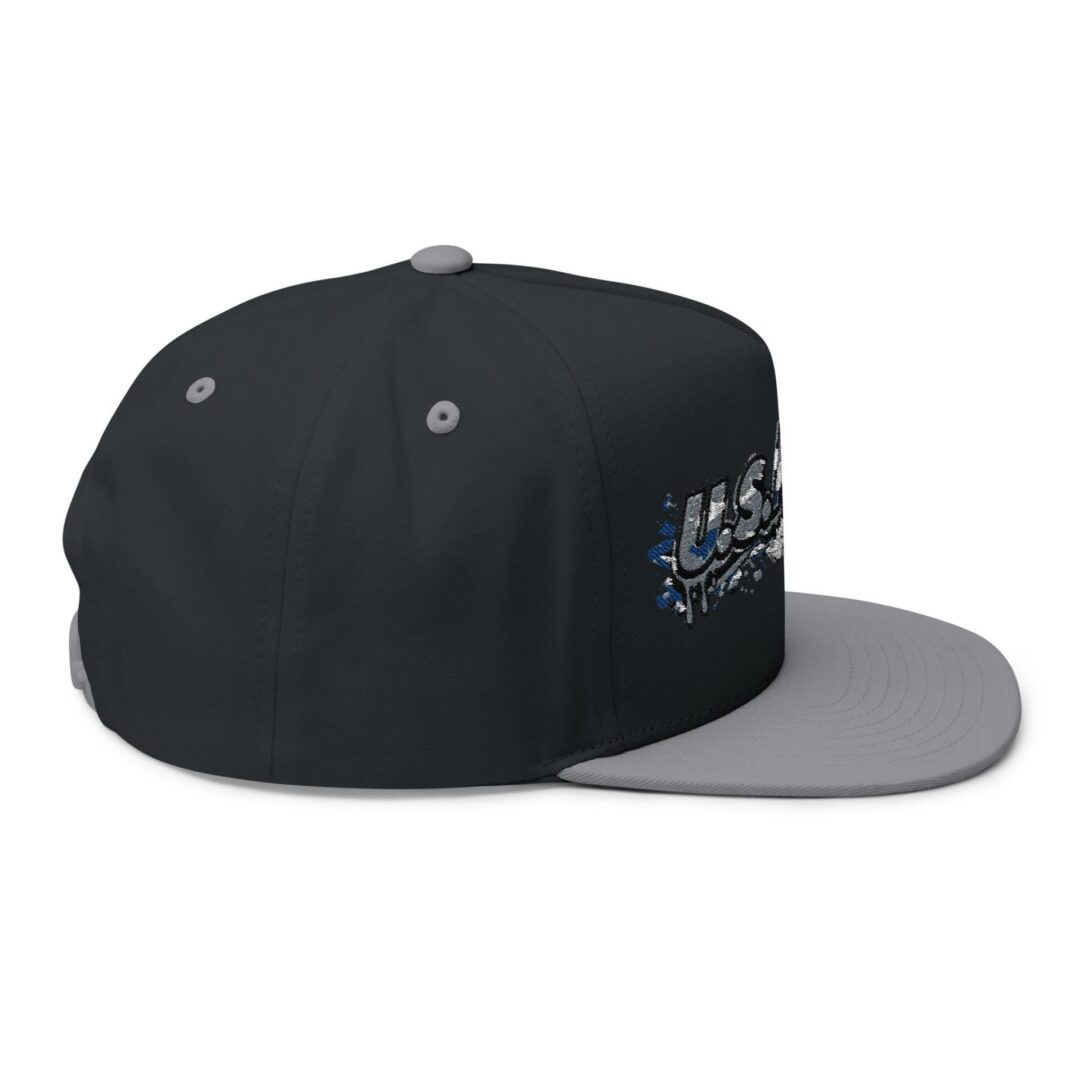 U.S. Amps Logo Embroidered Flat Bill Cap - Image 16