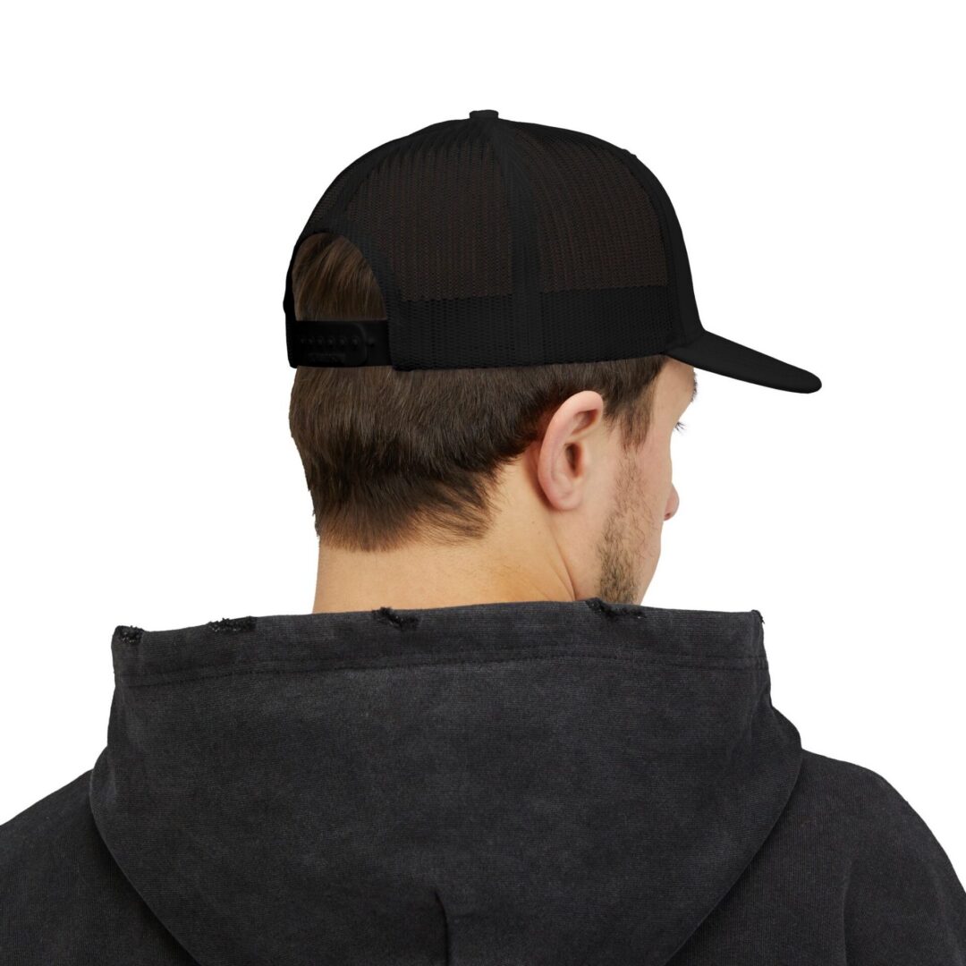 Trucker Cap — U.S. Amps Retro Palm Logo Snapback - Image 12