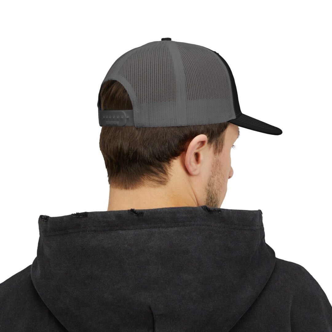 Trucker Cap — U.S. Amps Retro Palm Logo Snapback - Image 8