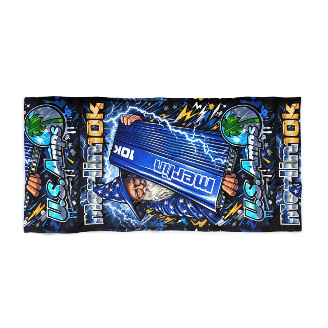 U.S. Amps Beach Towel - Wizard Merlin10k - Image 3